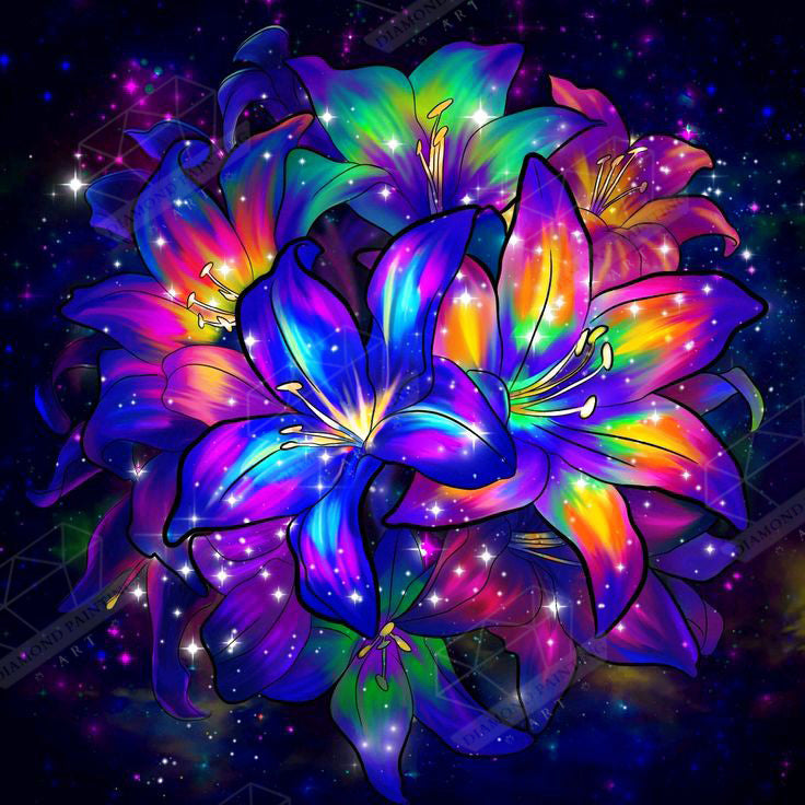 Magical Flower Diamond Art