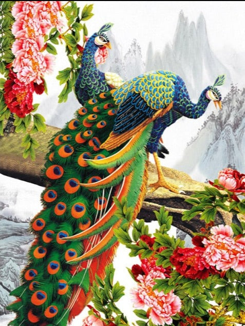 Diamond Art - Peacock