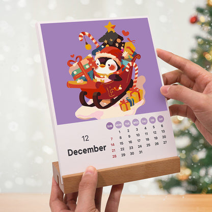 12 Pieces Cartoon Calender Set - Paint By Numbers