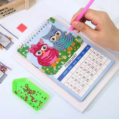 12 Pieces Calender Diamond Painting Kit