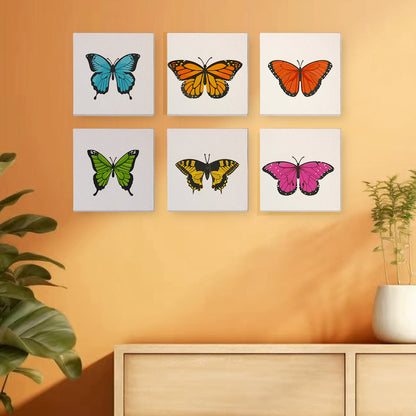 6pcs Set - Mini Butterfly Paint By Numbers