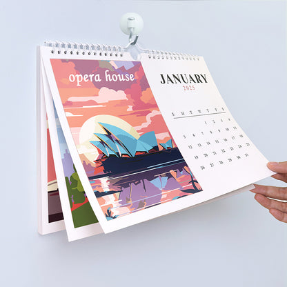 12 Pieces 2025 Calender Set - Paint By Numbers