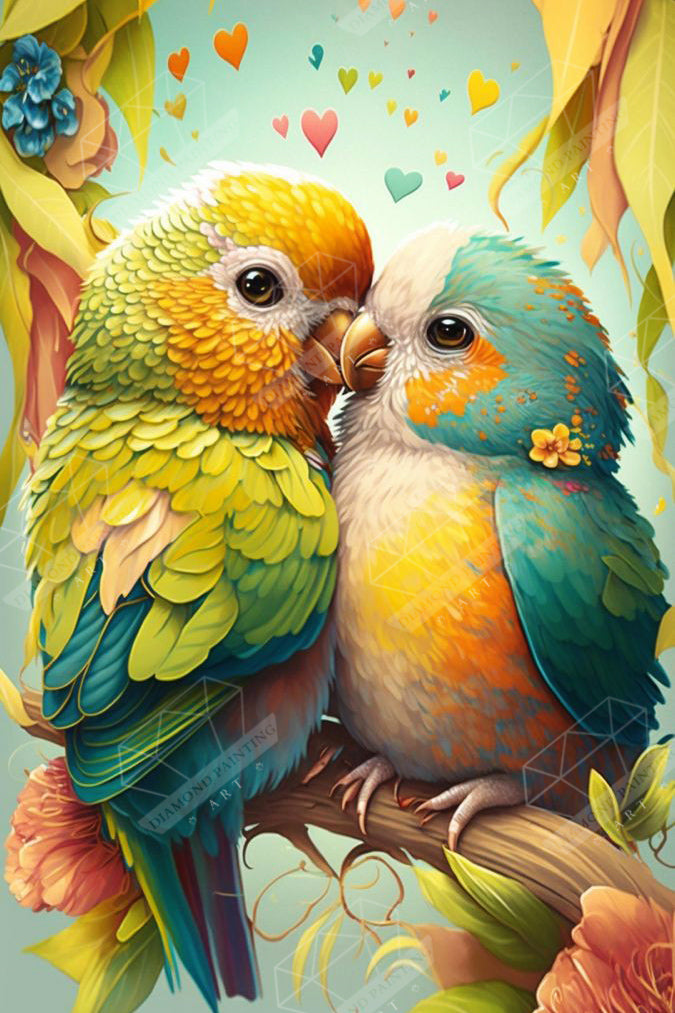 Birds Of Love Diamond Painting Kit