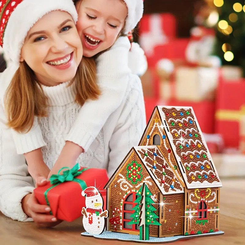     Diamond Art Christmas House Puzzle