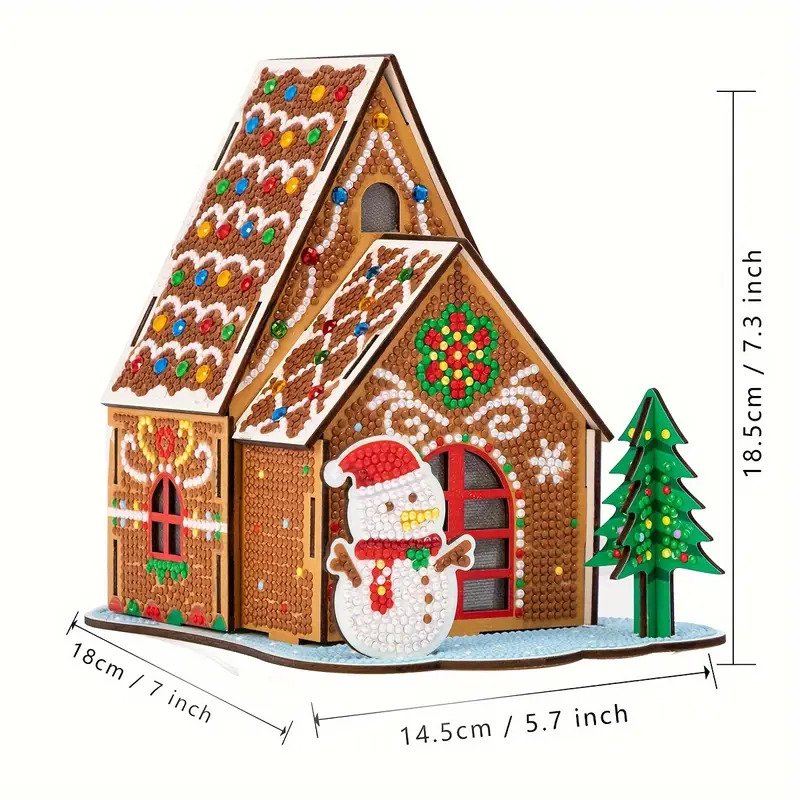 Diamond Painting Christmas House Puzzle