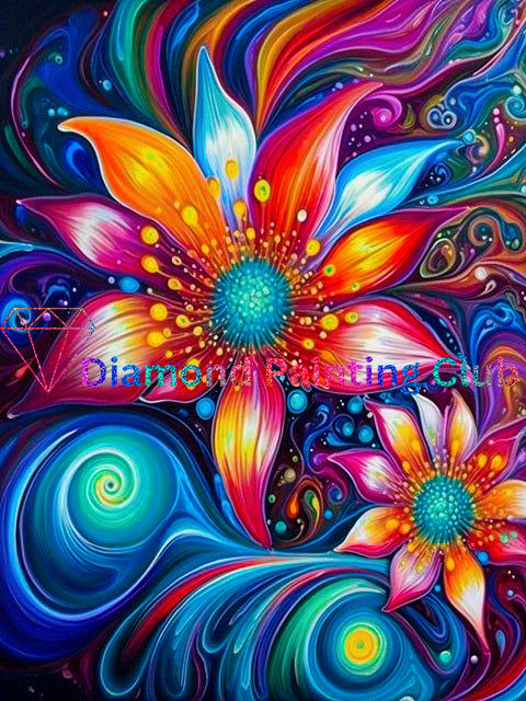 Flower Illusions Diamond Art Painting