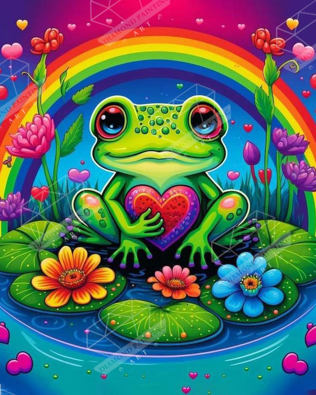 Frog Colorful DIY Diamond Painting