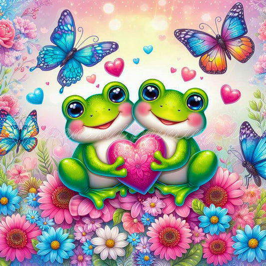 Frogs Lovers Shop Diamond Art Kit