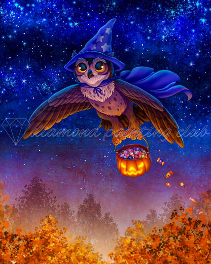 Halloween Gifts - Owl Diamond Art