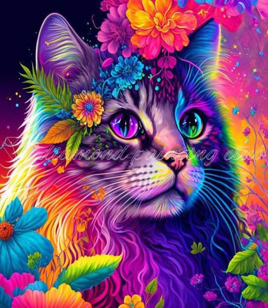 Lovely Cat Diamond Painting Art