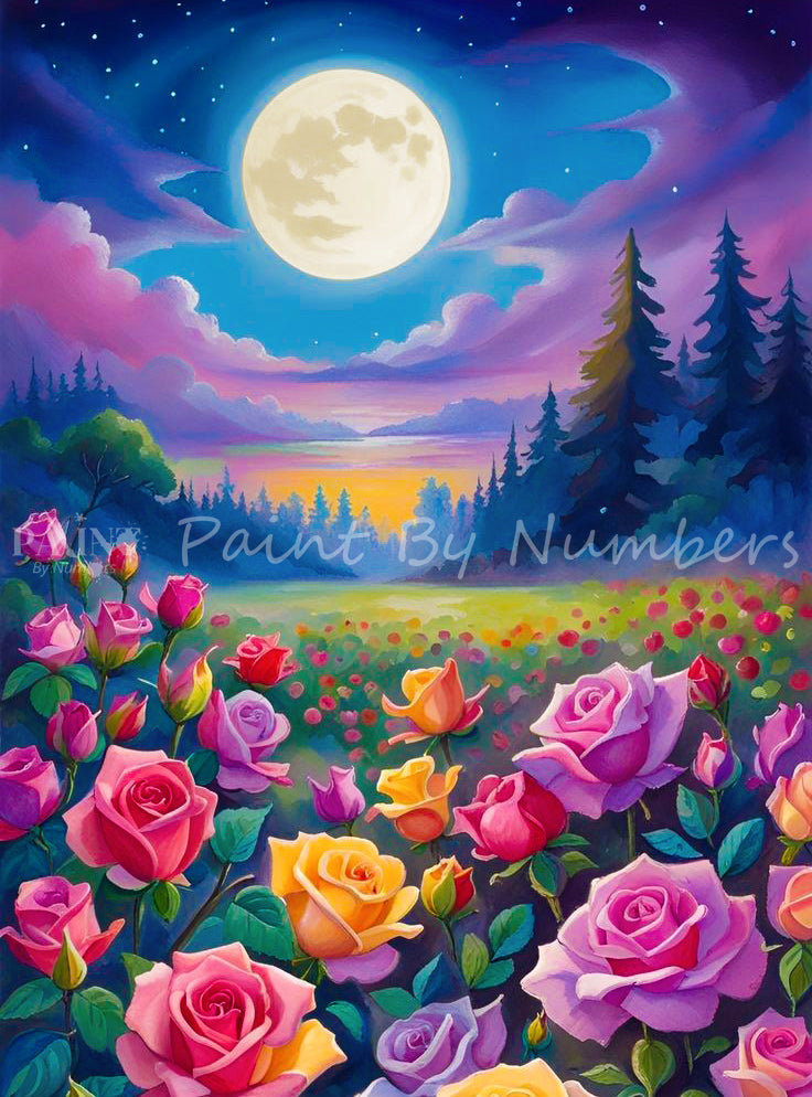 Roses Valley Best Paint By Numbers