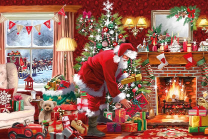 Santa Claus with Christmas Gifts Best Diamond Painting Kit - All Diamond Painting Art