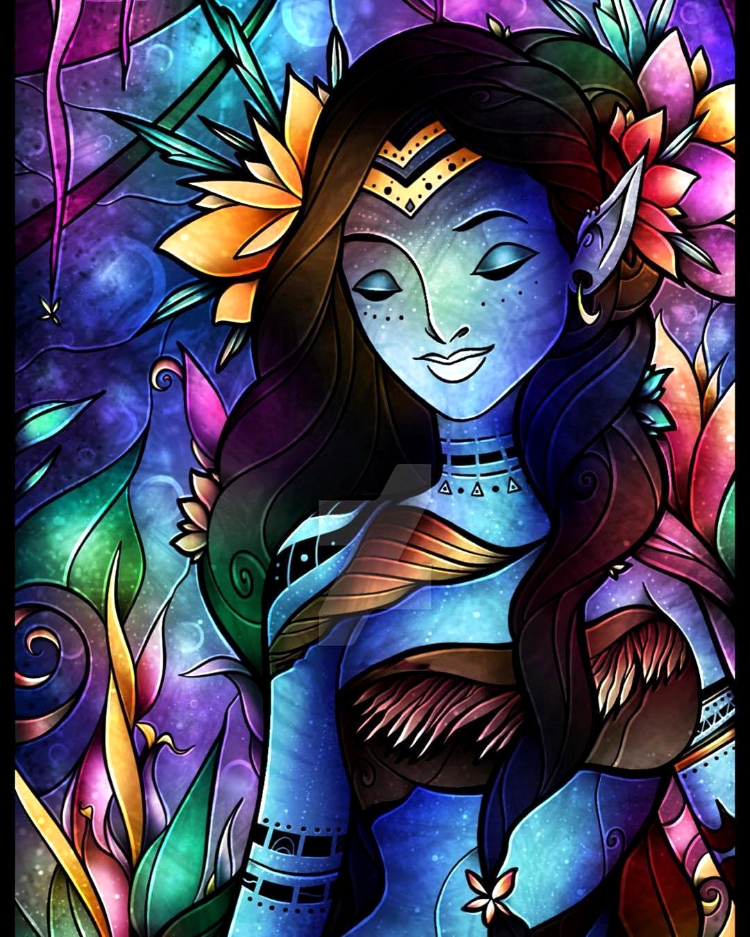 Avatar Princess - Fantasy paint by numbers