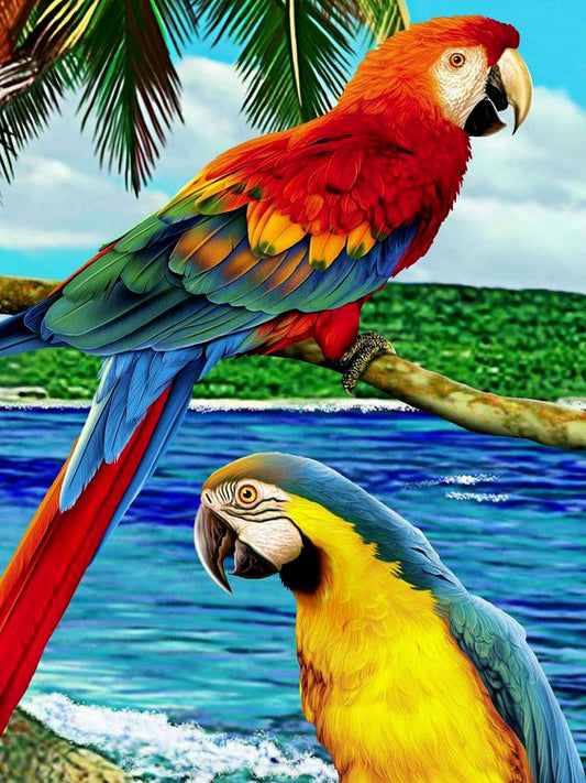 Beautiful Parrots Diamond Painting Kit