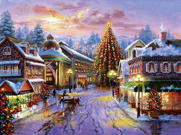 Christmas Town - Christmas Diamond Art – All Diamond Painting Art