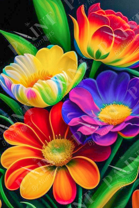 Flowers Paint By Numbers