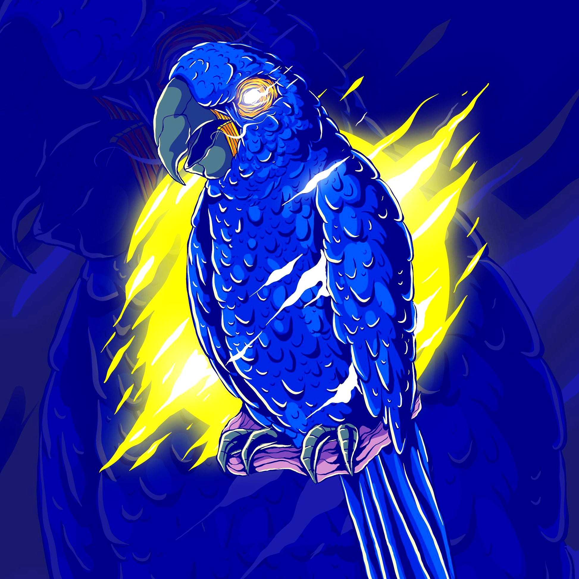 Furious Parrot - Birds Diamond Painting