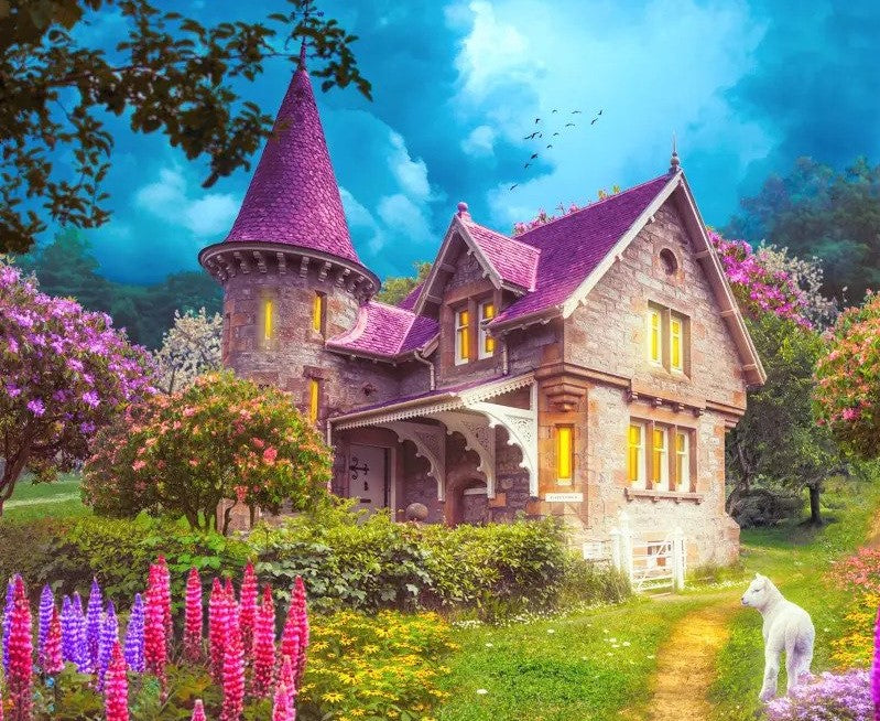 House In The Heaven - Diamond Painting