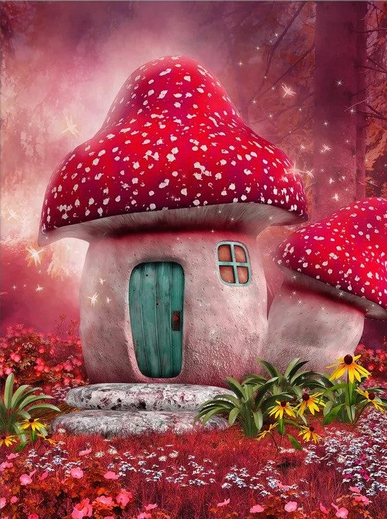 Magical Mushroom - paint by numbers