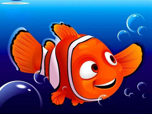 Nemo Cartoon Fish - Paint by Diamonds