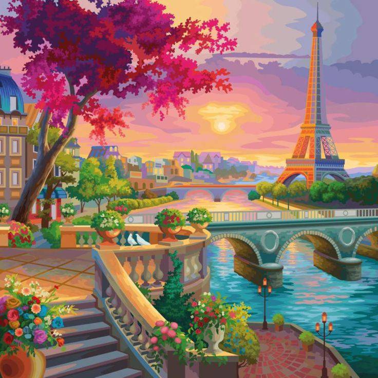 Paris Eiffel Tower- Best Painting By Number