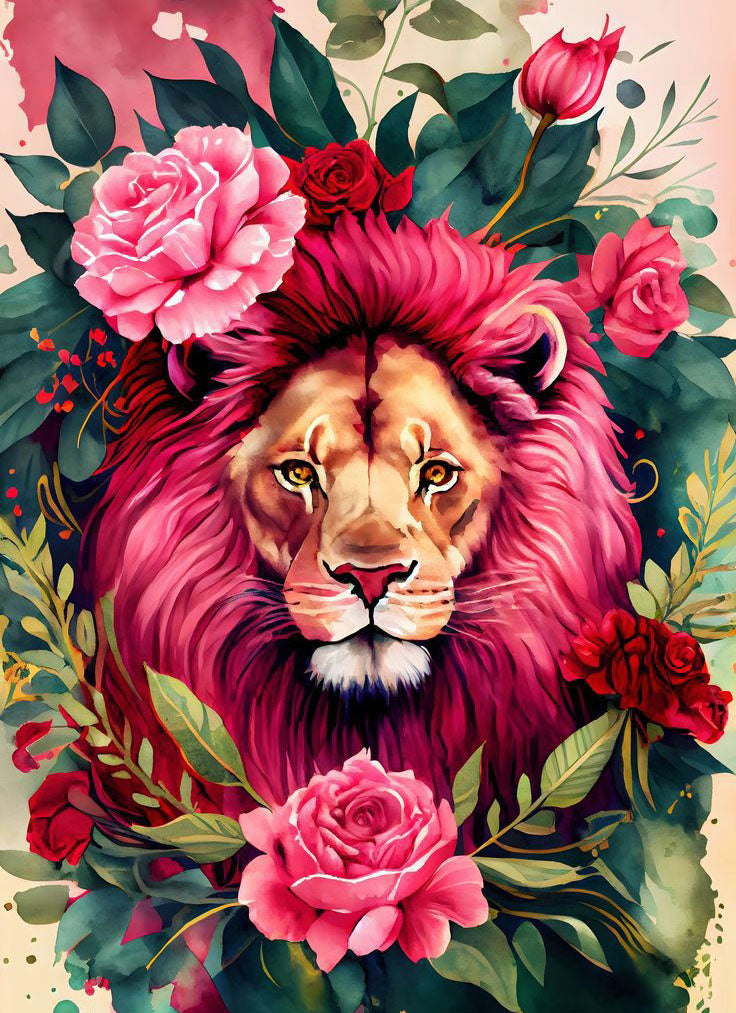 Rose King Painting By Diamonds