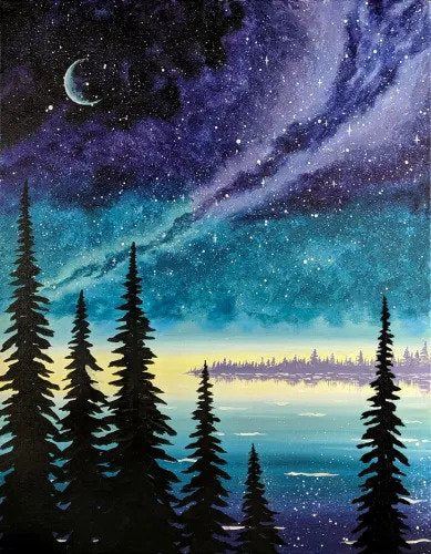Starry Galaxy Sky - Paint By Numbers