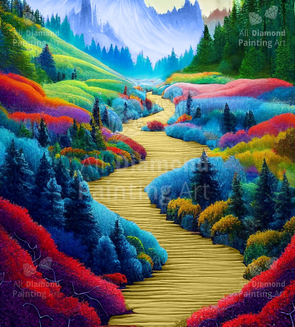 The Valley Of Colors -Diamond Painting kit