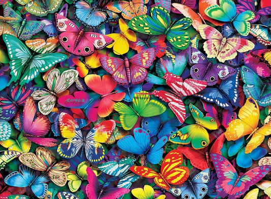 Le monde des papillons - Kit de peinture au diamant 