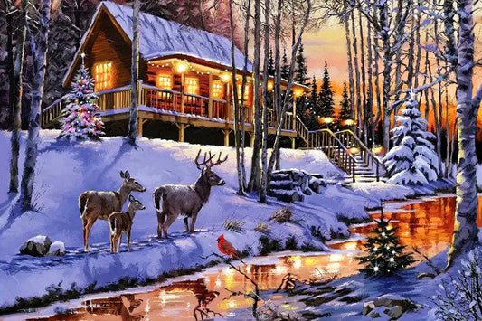 A Christmas Night - paint by numbers