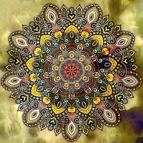 Multicolor Mandala Art - 5D Diamond Art - All Diamond Painting Art