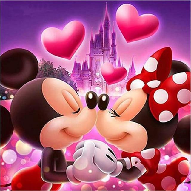 Mickey & Minnie Love - Diamond Art Kit