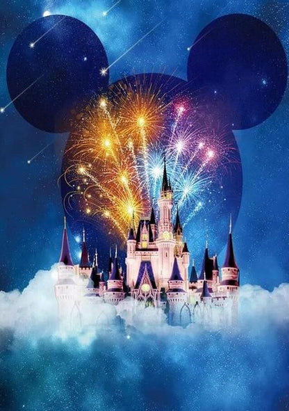 Disney Castle Fireworks - Diamond Art Kit